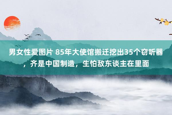 男女性爱图片 85年大使馆搬迁挖出35个窃听器，齐是中国制造，生怕敌东谈主在里面